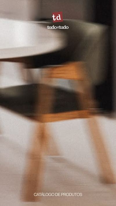 Capa do catálogo tá tudo tudo